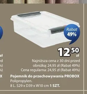 Pojemnik do przechowywania PROBOX 8 l promocja w Jysk
