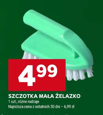 Szczotka mała żelazko promocja w Stokrotka