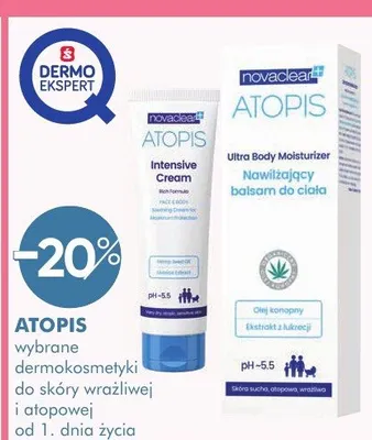 Wybrane dermokosmetyki do skóry wrażliwej i atopowej Atopis promocja w Super-Pharm