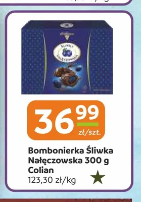 Bombonierka Śliwka Nałęczowska Colian promocja w Społem Częstochowa