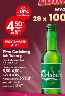 Piwo Tuborg promocja w Żabka