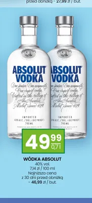 Wódka Absolut promocja w Twój Market