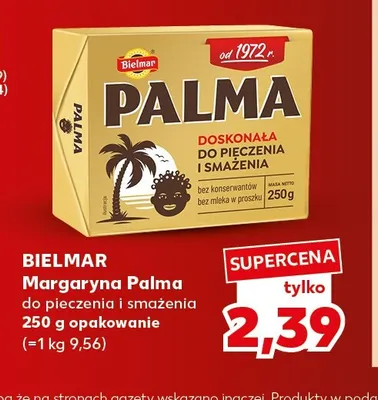 Margaryna Palma do pieczenia i smażenia Bielmar promocja w Kaufland
