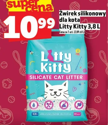 Żwirek silikonowy dla kota Litty Kitty promocja w TOPAZ