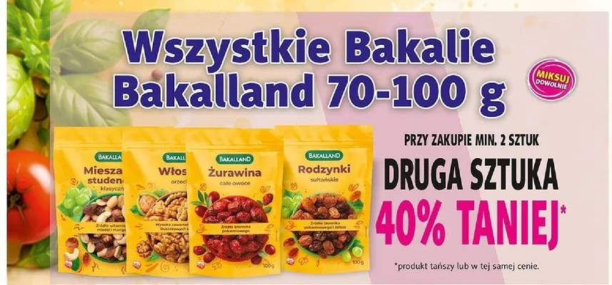 Mieszanka studencka Bakalland promocja w Prim Market