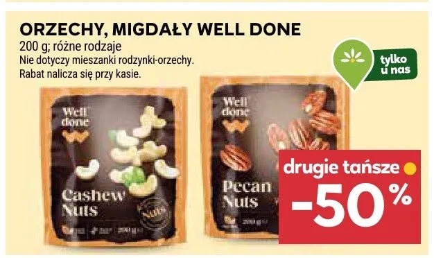 Orzechy migdały promocja w Stokrotka