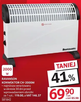 Konwektor CH-2000M promocja w Selgros