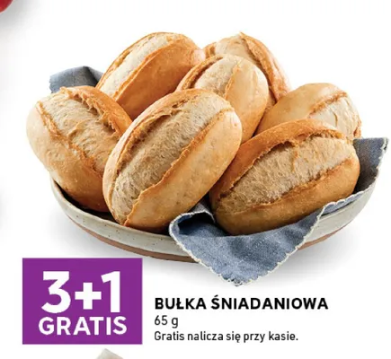 Bułka śniadaniowa promocja w Stokrotka
