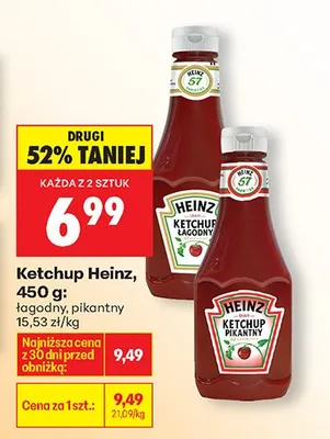 Ketchup łagodny promocja w Biedronka