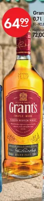 Whisky Grant's Triple Wood promocja w Żabka