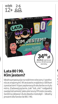 Lata 80 i 90. Kim jestem? promocja w Empik