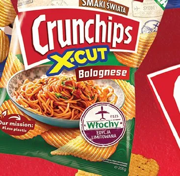 Chipsy Lorenz Crunchips X-Cut Bolognese promocja w Biedronka