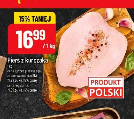 Pierś z kurczaka promocja w POLOmarket