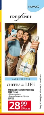 Wino musujące bezalkoholowe Freixenet Diamond Alcohol Free promocja w Selgros