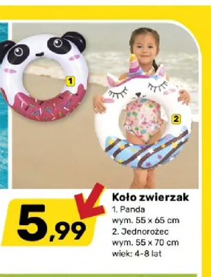 Koło zwierzak Jednorożec promocja w Bricomarche