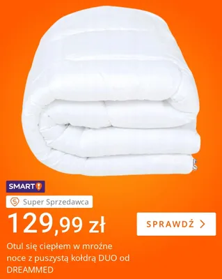 Kołdra puszysta DUO Dreammed promocja w Allegro