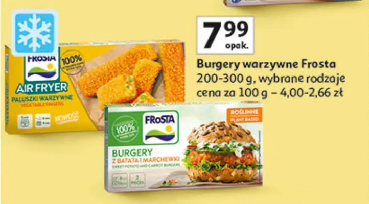 Burgery warzywne promocja w Auchan