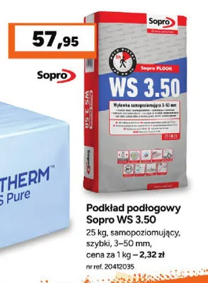 Podkład podłogowy Sopro Ws 3,50 promocja w Bricoman