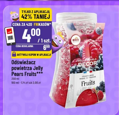Odświeżacz powietrza Jelly Pearls Decor Fruits Elix promocja w POLOmarket