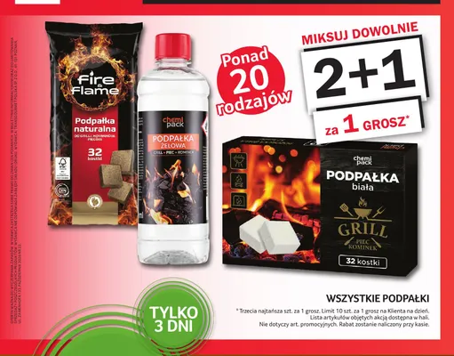Podpałka biała Chemi Pack promocja w Selgros