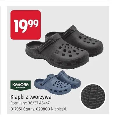 Klapki z tworzywa Kayoba Outdoor promocja w Jula