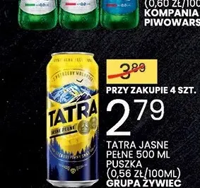 Piwo Tatra promocja w Wafelek