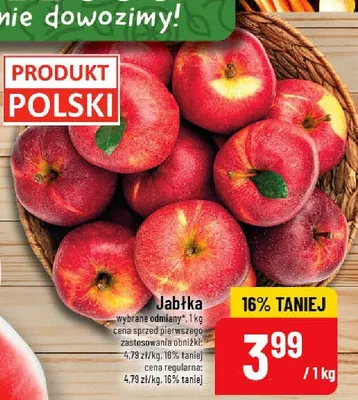 Jabłka polskie promocja w POLOmarket