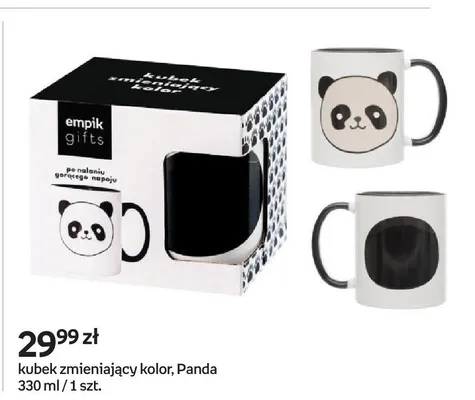 Kubek zmieniający kolor, Panda promocja w Empik
