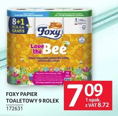 Papier toaletowy Foxy 9 rolek promocja w Selgros