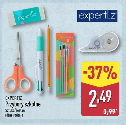 Przybory szkolne Expertiz promocja w Aldi