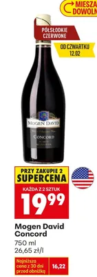 Wino Concord promocja w Biedronka