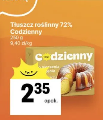 Tłuszcz roślinny 72% Codzienny promocja w Delikatesy Centrum