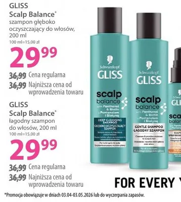 Szampon łagodny Scalp Balance do włosów promocja w Hebe