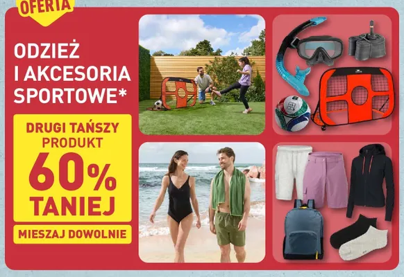 Odzież i akcesoria sportowe promocja w Aldi
