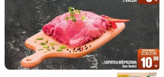 Łopatka wieprzowa bez kości promocja w Tomi Markt