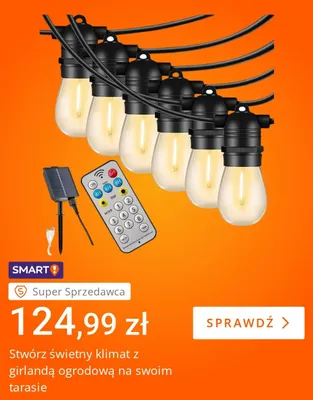 Girlanda ogrodowa promocja w Allegro