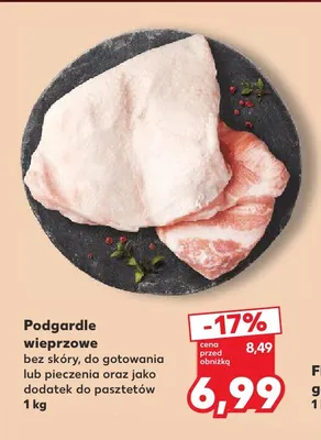 Podgardle wieprzowe bez skóry promocja w Kaufland
