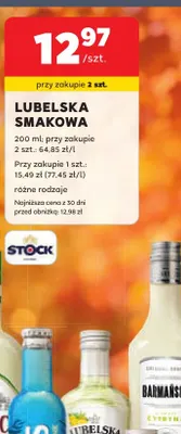 Wódka smakowa Lubelska promocja w Stokrotka