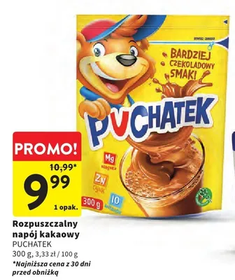 Rozpuszczalny napój kakaowy promocja w Intermarche