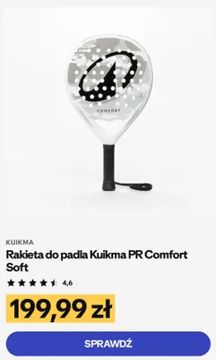 Rakieta do padla Kuikma PR Comfort Soft promocja w Decathlon