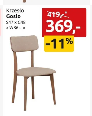 Krzesło Goslo promocja w Black Red White