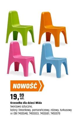 Krzesełko dla dzieci Mida promocja w OBI