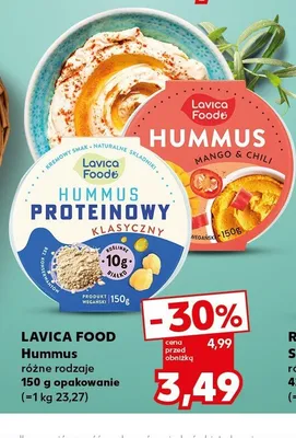 Hummus Lavica Food promocja w Kaufland
