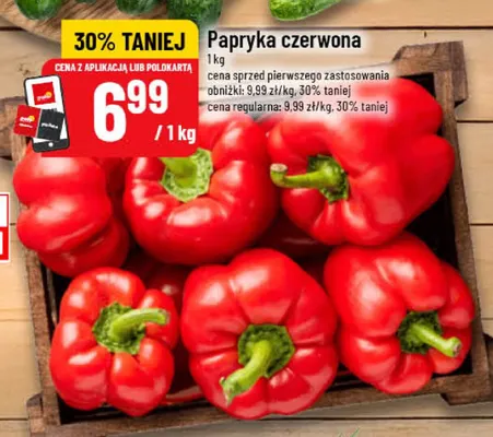 Papryka czerwona promocja w POLOmarket