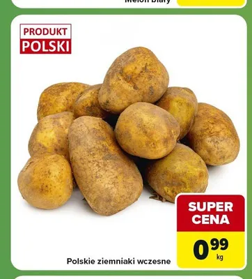 Ziemniaki wczesne polskie promocja w Carrefour Express