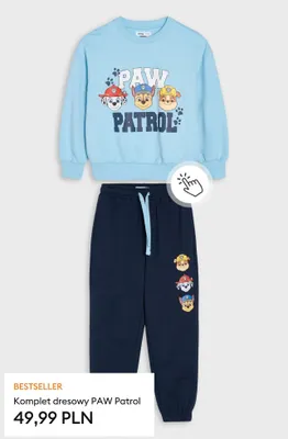 Komplet dresowy PAW Patrol Sinsay promocja w Sinsay