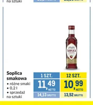 Wódka Soplica smakowa promocja w Makro