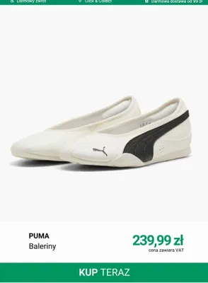 Baleriny Puma promocja w Deichmann