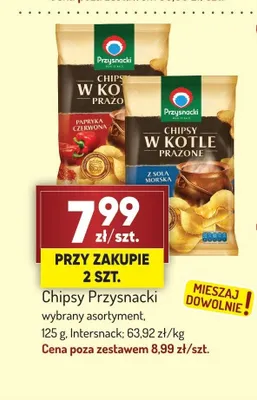 Chipsy w kotle prażone Papryka Czerwona Przysnacki promocja w Avita