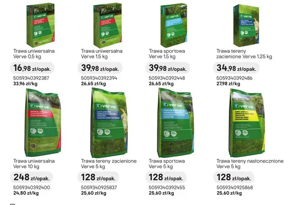 Trawa tereny zacienione promocja w Castorama